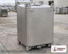 Snyder Industries 550 Gallon 304 Stainless Steel Supertainer IBC Tote Tank. 304 Stainless Steel; Silver; 71.25" H x 48" W x