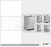 Dimensional spec drawing for Snyder 550 Gallon IBC Tote Tank (42" L x 48" W x 71.25" H)
