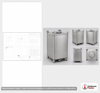 Dimensional spec drawing for Snyder 550 Gallon IBC Tote Tank (42" L x 48" W x 71.25" H)