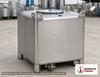 Snyder Industries 350 Gallon 304 Stainless Steel Supertainer IBC Tote Tank. 304 Stainless Steel; Silver; 47.25" H x 48" W x