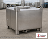 Snyder Industries 180 Gallon 304 Stainless Steel Supertainer IBC Tote Tank. 304 Stainless Steel; Silver; 29.25" H x 48" W x