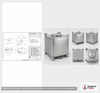 Dimensional spec drawing for Snyder 180 Gallon IBC Tote Tank (42" L x 48" W x 29.25" H)