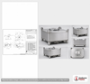 Dimensional spec drawing for Snyder 120 Gallon IBC Tote Tank (42" L x 48" W x 23.25" H)
