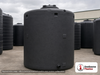 Chem-Tainer 4500 Gallon Black Vertical Water Storage Tank. Polyethylene; Black; dimensions 156.0in H x 95.0in W x 95.0in L; 720.0 lb empty; 1.0 specific gravity rating; fittings: 1 Inlet , 1 Outlet , 1 Manway / Lid; max temp 120 deg  F / 48 deg  C; 3 Year Warranty. Manufacturer part number TC4500IW-BLACK. Sold by OneSource Plastics (https://www.onesourceplastics.com).