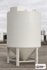 Snyder Industries 3600 Gallon Cone Bottom Tank. Polyethylene; Natural White; 125" H x 102" W x 102" L; fittings: 1 Manway /