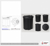 Snyder Industries 275 Gallon ASTM HDPE Black Double Wall Tank