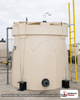 Snyder Industries 4000 Gallon ASTM XLPE Double Wall Tank. Crosslinked Linear Polyethylene; Natural White; 178" H x 102" W x