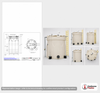 Dimensional spec drawing for Snyder 4000 Gallon Double Wall Tank (102" L x 102" W x 178" H)