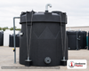 Snyder Industries 2500 Gallon ASTM Black Captor Double Wall Tank. High Density Linear Polyethylene; Black; dimensions 122.0in H x 102.0in W x 102.0in L; 1100.0 lb empty; 1.9 specific gravity rating; fittings: 1 Manway / Lid; max temp 120 deg  F / 48 deg  C; 3 Year Warranty. Manufacturer part number 5580000n51. Manufactured by Snyder. Sold by OneSource Plastics (https://www.onesourceplastics.com).