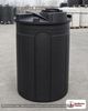 Snyder Industries 120 Gallon ASTM XLPE Black Double Wall Tank. Crosslinked Linear Polyethylene; Black; dimensions 51.0in H x 34.0in W x 34.0in L; 100.0 lb empty; 1.9 specific gravity rating; fittings: 1 Manway / Lid; max temp 120 deg  F / 48 deg  C; 3 Year Warranty. Manufacturer part number 5700102n48. Manufactured by Snyder. Sold by OneSource Plastics (https://www.onesourceplastics.com).