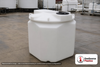 Snyder Industries 750 Gallon ASTM XLPE Double Wall Tank. Crosslinked Linear Polyethylene; Natural White; dimensions 67.0in H x 73.0in W x 73.0in L; 390.0 lb empty; 1.9 specific gravity rating; fittings: 1 Manway / Lid; max temp 140 deg  F / 60 deg  C; 3 Year Warranty. Manufacturer part number 5990902N42. Sold by OneSource Plastics (https://www.onesourceplastics.com).