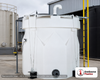 Snyder Industries 10000 Gallon Sulfuric Acid Double Wall Tank. HDLPE #880046; Opaque White; dimensions 226.0in H x 142.0in W x 142.0in L; 7400.0 lb empty; 1.9 specific gravity rating; fittings: 1 Manway / Lid; max temp 120 deg  F / 48 deg  C; 3 Year Warranty. Manufacturer part number 1006600N30. Sold by OneSource Plastics (https://www.onesourceplastics.com).