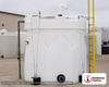 Snyder Industries 3000 Gallon Sulfuric Acid Captor Double Wall Tank. HDLPE #880046; Opaque White; dimensions 142.0in H x 102.0in W x 102.0in L; 1900.0 lb empty; 1.9 specific gravity rating; fittings: 1 Manway / Lid; max temp 120 deg  F / 48 deg  C; 3 Year Warranty. Manufacturer part number 5590000N30. Sold by OneSource Plastics (https://www.onesourceplastics.com).