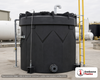 Snyder Industries 1100 Gallon ASTM Black Captor Double Wall Tank. High Density Linear Polyethylene; Black; dimensions 104.0in H x 76.0in W x 76.0in L; 650.0 lb empty; 1.9 specific gravity rating; fittings: 1 Manway / Lid; max temp 120 deg  F / 48 deg  C; 3 Year Warranty. Manufacturer part number 5470000n51. Manufactured by Snyder. Sold by OneSource Plastics (https://www.onesourceplastics.com).