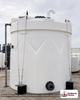 Snyder Industries 12500 Gallon ASTM HDPE Double Wall Tank. High Density Linear Polyethylene; Natural White; dimensions 274.0in H x 142.0in W x 142.0in L; 9500.0 lb empty; 1.9 specific gravity rating; fittings: 1 Manway / Lid; max temp 120 deg  F / 48 deg  C; 3 Year Warranty. Manufacturer part number 1031100n45. Manufactured by Snyder. Sold by OneSource Plastics (https://www.onesourceplastics.com).