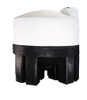 Norwesco 1000 Gallon 45 Degree Cone Bottom Tank in Black