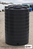 Enduraplas 1100 Gallon Black Vertical Storage Tank. Polyethylene; Black; 97" H x 60" W x 60" L; fittings: 1 Outlet, 1 Manway
