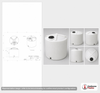 Dimensional spec drawing for Enduraplas 1400 Gallon Vertical Storage Tank (80" L x 80" W x 79" H)