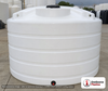 Enduraplas 1350 Gallon White Vertical Storage Tank. Polyethylene; Natural White; 71" H x 85" W x 85" L; fittings: 1 Outlet
