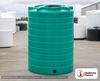 Enduraplas 1100 Gallon Green Vertical Storage Tank. Polyethylene; Green; 97" H x 60" W x 60" L; fittings: 1 Outlet, 1 Manway