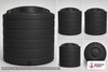 Dimensional spec drawing for Enduraplas 1550 Gallon Vertical Storage Tank (85" L x 85" W x 80" H)