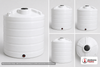 Enduraplas 1550 Gallon White Vertical Storage Tank