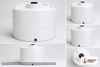 Enduraplas 1650 Gallon White Vertical Storage Tank