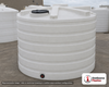 Enduraplas 5050 Gallon White Vertical Storage Tank. Polyethylene; Natural White; dimensions 120.0in H x 120.0in W x 120.0in L; 1210.0 lb empty; 1.9 specific gravity rating; fittings: 1 Outlet , 1 Manway / Lid; 10 Year Warranty with Activation. Manufacturer part number THV05050W. Sold by OneSource Plastics (https://www.onesourceplastics.com).
