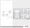 Enduraplas 5050 Gallon White Vertical Storage Tank