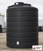 Enduraplas 3000 Gallon Black Vertical Storage Tank. Polyethylene; Black; 125" H x 90" W x 90" L; fittings: 1 Outlet, 1