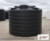 Enduraplas 3100 Gallon Black Vertical Storage Tank. Polyethylene; Black; dimensions 103.0in H x 100.0in W x 100.0in L; 715.0 lb empty; 1.9 specific gravity rating; fittings: 1 Outlet , 1 Manway / Lid; 10 Year Warranty with Activation. Manufacturer part number THV03100B. Sold by OneSource Plastics (https://www.onesourceplastics.com).