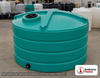 Enduraplas 2020 Gallon Green Vertical Storage Tank. Polyethylene; Green; 73" H x 110" W x 110" L; fittings: 1 Outlet, 1