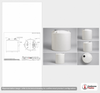 Dimensional spec drawing for Snyder 15000 Gallon Vertical Storage Tank (165" L x 165" W x 184" H)