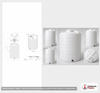 Enduraplas 6000 Gallon White Vertical Storage Tank