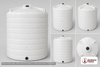Dimensional spec drawing for Enduraplas 10000 Gallon Vertical Storage Tank (144" L x 144" W x 178" H)