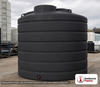 Enduraplas 2000 Gallon Black Vertical Storage Tank. Polyethylene; Black; dimensions 93.0in H x 90.0in W x 90.0in L; 363.0 lb empty; 1.9 specific gravity rating; fittings: 1 Outlet , 1 Manway / Lid; 10 Year Warranty with Activation. Manufacturer part number THV02000B. Sold by OneSource Plastics (https://www.onesourceplastics.com).