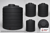 Enduraplas 2000 Gallon Black Vertical Storage Tank