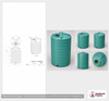 Enduraplas 6000 Gallon Green Vertical Storage Tank