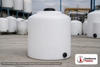 Bushman 65 Gallon White Vertical Water Storage Tank. 65 gallon capacity; Polyethylene; Natural White; 31" H x 26" W x 26" L
