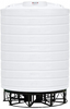 Enduraplas 6000 Gallon White Cone Bottom Tank with Stand