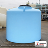 Norwesco 1600 Gallon Light Blue Heavy Duty Cone Bottom Tank. 1600 gallon capacity; Polyethylene; Light Blue; dimensions 84.0in H x 88.0in W x 88.0in L; 560.0 lb empty; 1.9 specific gravity rating; fittings: 1 Outlet , 1 Manway / Lid; max temp 120 deg  F / 48 deg  C; 3 Year Warranty. Manufacturer part number 40819. Manufactured by Norwesco. Sold by OneSource Plastics (https://www.onesourceplastics.com).