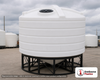 Enduraplas 2520 Gallon White Cone Bottom Tank. Polyethylene; Natural White; dimensions 99.0in H x 110.0in W x 110.0in L; 500.0 lb empty; 1.9 specific gravity rating; fittings: 1 Outlet , 1 Manway / Lid; 10 Year Warranty with Activation. Manufacturer part number THC02520W. Sold by OneSource Plastics (https://www.onesourceplastics.com).