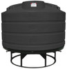 Enduraplas 1350 Gallon Black Cone Bottom Tank with Stand