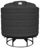 Enduraplas 1550 Gallon Black Cone Bottom Tank with Stand