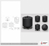 Enduraplas 3200 Gallon Black Cone Bottom Tank