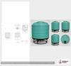 Dimensional spec drawing for Enduraplas 1550 Gallon Cone Bottom Tank (85" L x 85" W x 87" H)