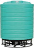 Enduraplas 5000 Gallon Green Cone Bottom Tank with Stand