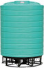 Enduraplas 6000 Gallon Green Cone Bottom Tank with Stand