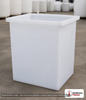 Chem-Tainer 44 Gallon PP Rectangular Open Top Tank. Manufacturer part number TC-R182424B.