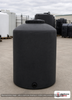 Chem-Tainer 55 Gallon Vertical Storage Tank. Polyethylene; Black; dimensions 38.0in H x 20.0in W x 20.0in L; 20.0 lb empty; 1.5 specific gravity rating; fittings: 1 Outlet , 1 Manway / Lid; max temp 120 deg  F / 48 deg  C; 3 Year Warranty. Manufacturer part number TC2038IC-BLACK. Sold by OneSource Plastics (https://www.onesourceplastics.com).